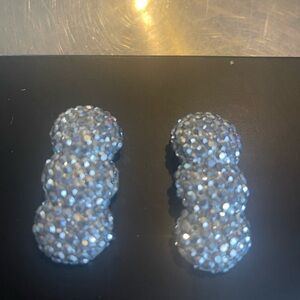 Vintage Richard  Kerr rhinestone clip on earrings